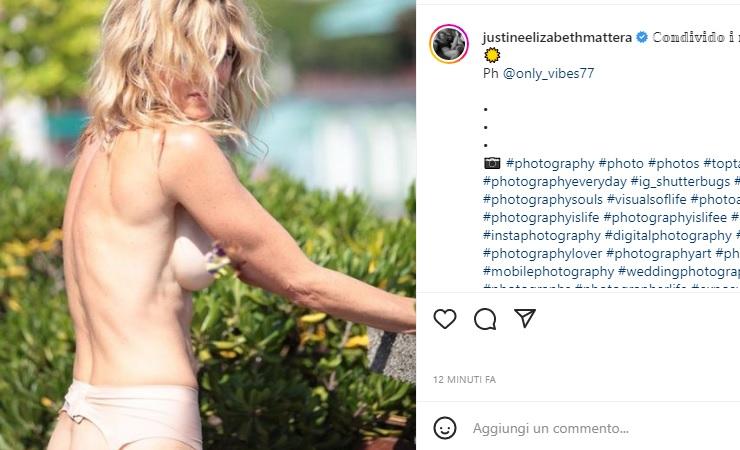 Justine Mattera nuda