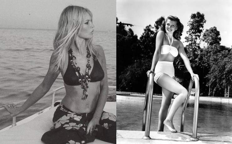 BB e Rita Hayworth Bikini