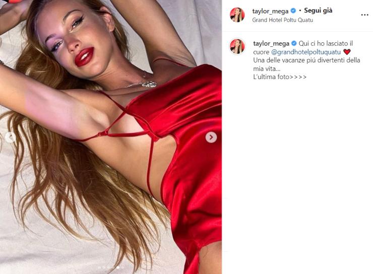 Taylor Mega vestito rosso