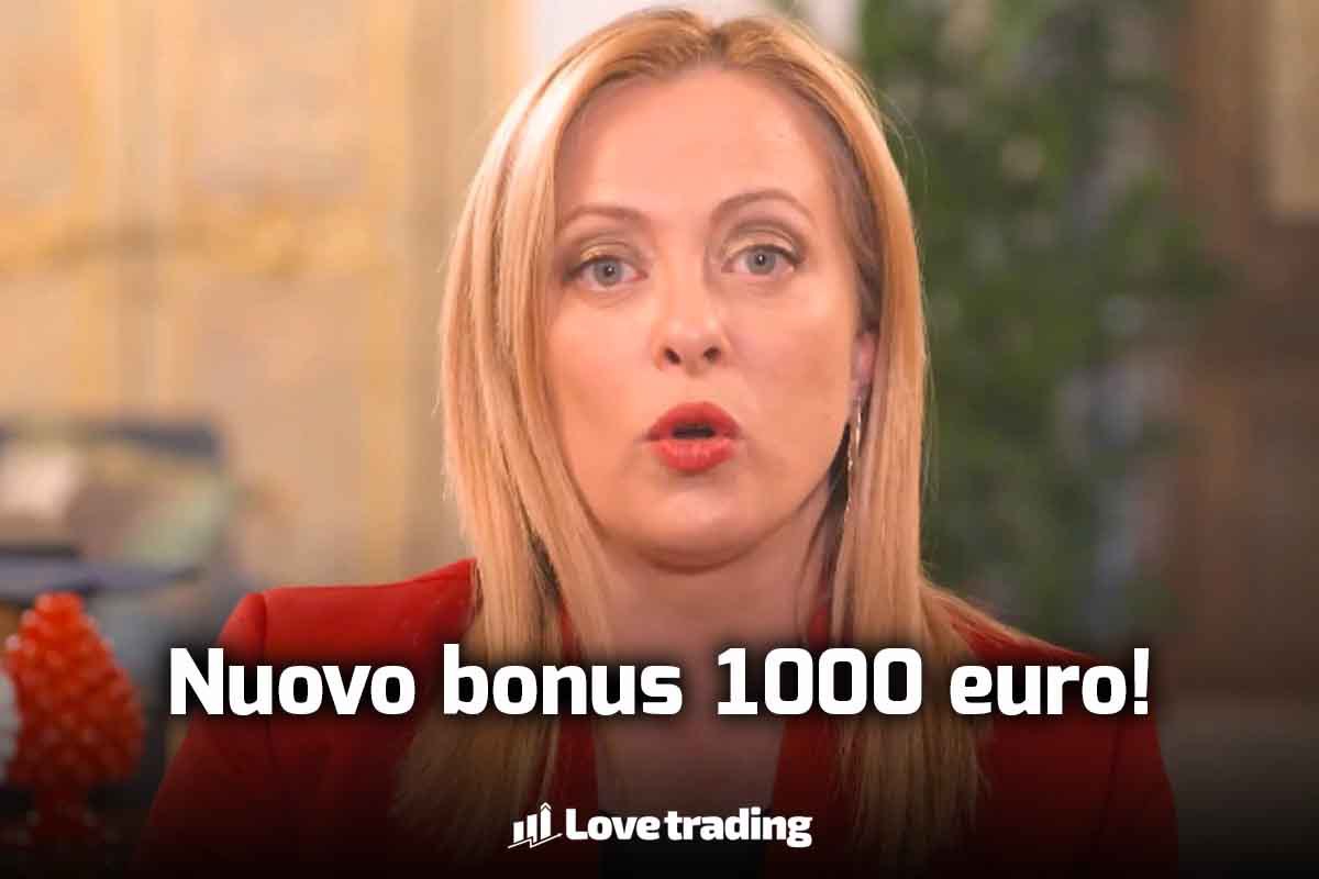 Nuovo bonus fino a 1000 euro: famiglie felici con l’aiuto prezioso dalla Meloni